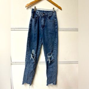 SHEIN high waisted jean - XXS